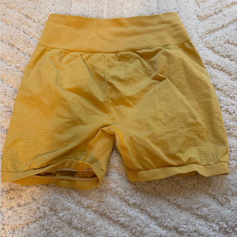 Gymshark Yellow Shorts
